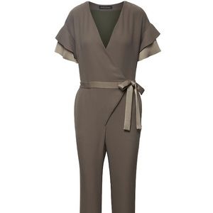 NWT Banana Republic flutter sleeve jumpsuit
